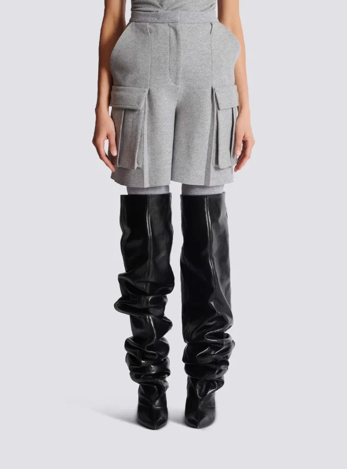 Wool Bermuda shorts