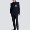 Wool blazer with crystal patch Wool blazer with crystal patch