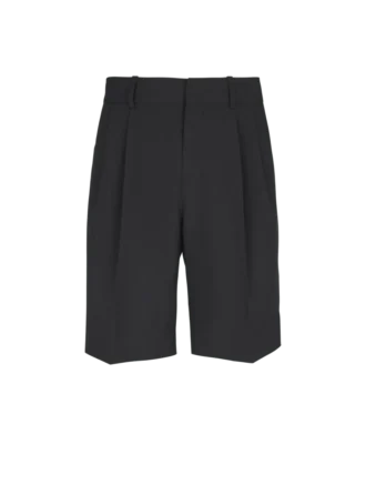 wool darted bermuda shorts 1 330x446 - Wool darted Bermuda shorts