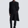 Wool darted trousers