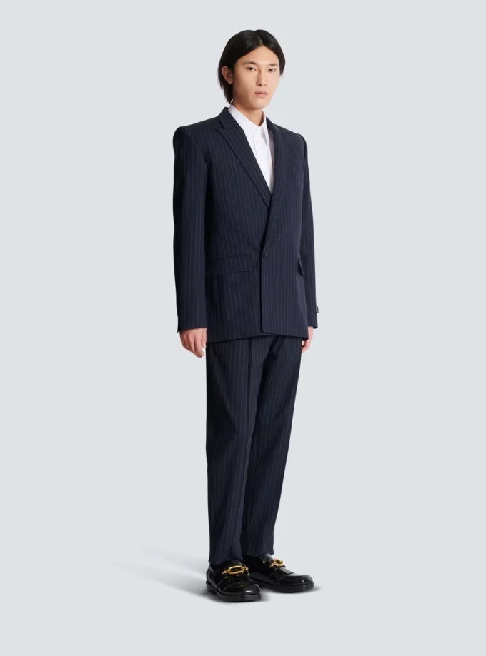 Wool pinstripe blazer Wool pinstripe blazer