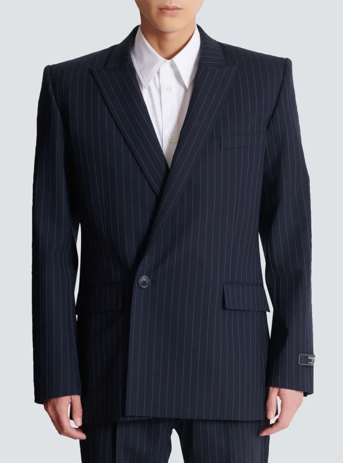 Wool pinstripe blazer Wool pinstripe blazer