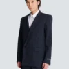 Wool pinstripe blazer Wool pinstripe blazer