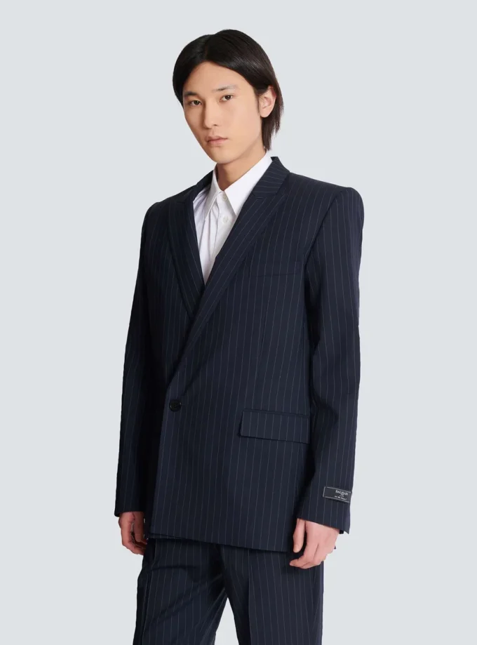Wool pinstripe blazer Wool pinstripe blazer