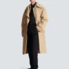 Wool straight-leg trousers
