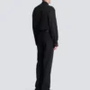 Wool straight-leg trousers
