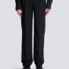 Wool straight-leg trousers