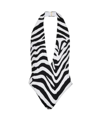 Zebra one-piece swimsuit