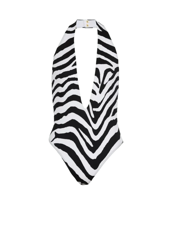 Zebra one-piece swimsuit