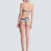 Zebra two-piece swimsuit