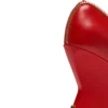 Zip Wedge pumps in lambskin leather