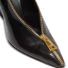 Zip Wedge pumps in patent leather